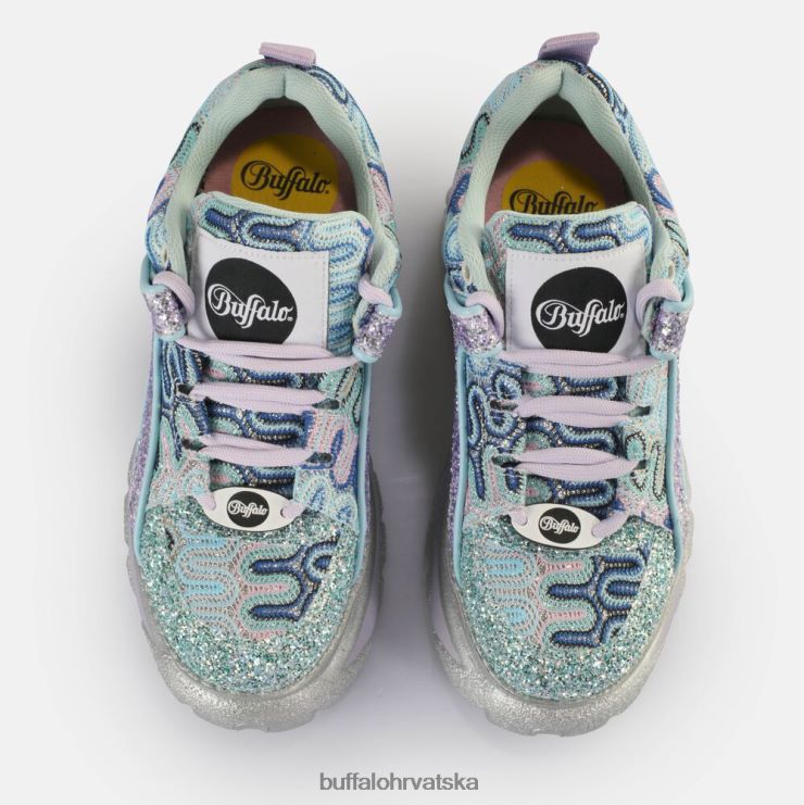 neon aqua Buffalo klasične tenisice niske |tenisice TDD6T119